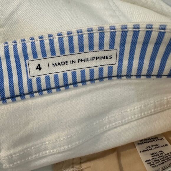 Vineyard Vines White Denim Skirt Size 4 - Picture 9 of 11